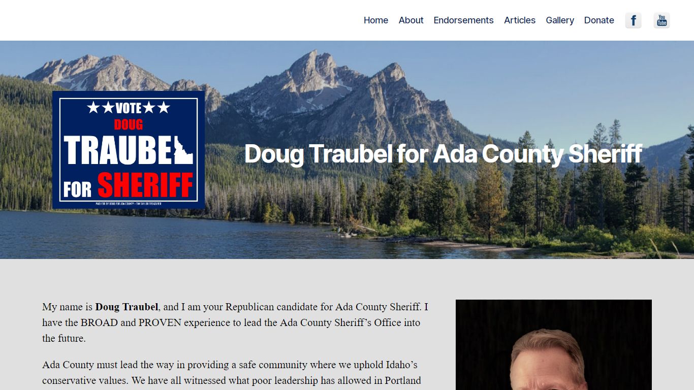 Doug Traubel for Ada County Sheriff